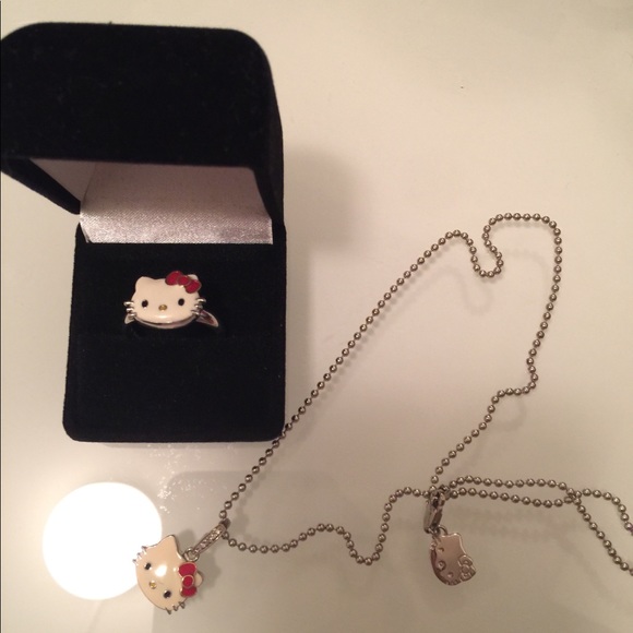 18k Hello Kitty Kimora Lee Simmons necklace set - Picture 2 of 8